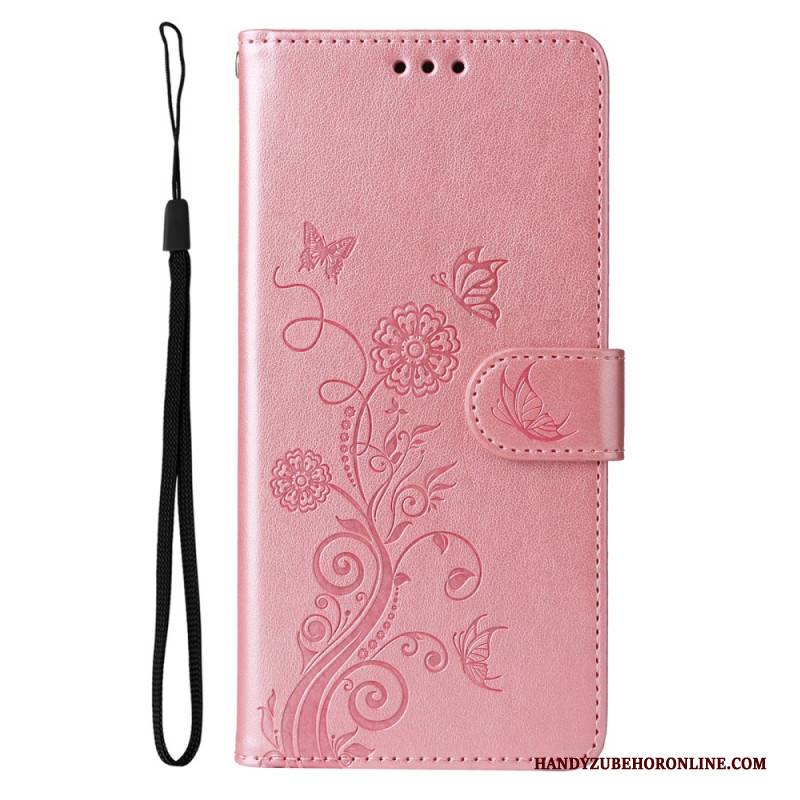 Lederhüllen Samsung Galaxy S25 5g Handyhülle Kleine Blumen