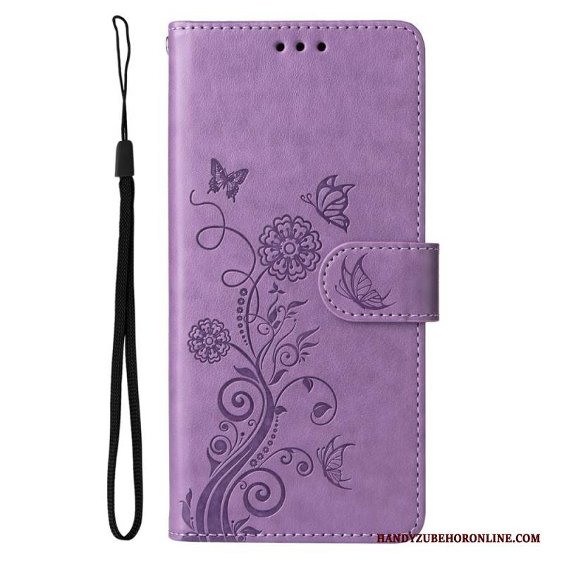 Lederhüllen Samsung Galaxy S25 5g Handyhülle Kleine Blumen