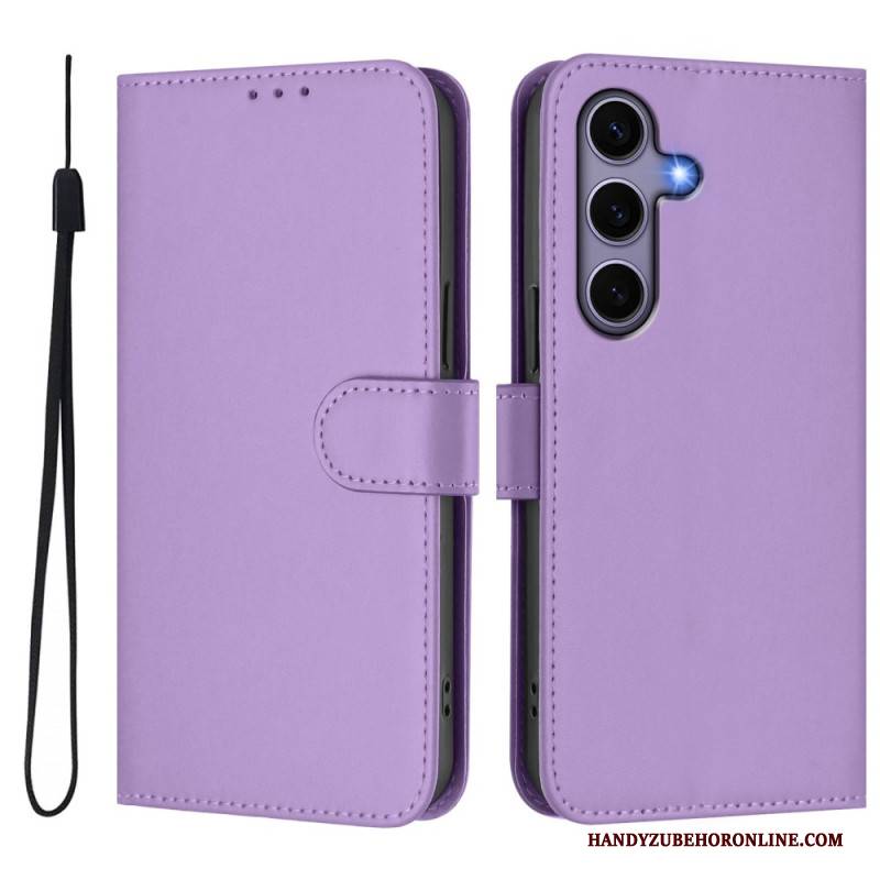 Lederhüllen Samsung Galaxy S25 5g Kunstleder-lanyard