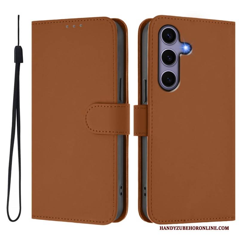 Lederhüllen Samsung Galaxy S25 5g Kunstleder-lanyard