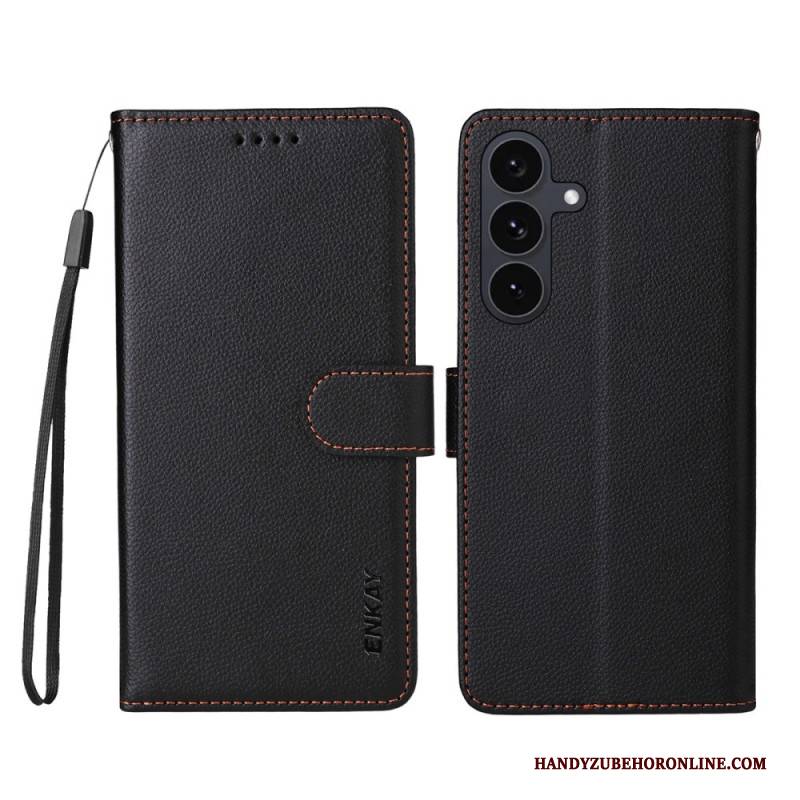 Lederhüllen Samsung Galaxy S25 Fe Handyhülle Enkay