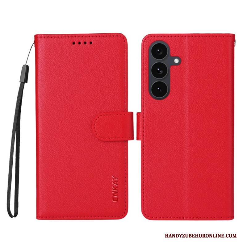 Lederhüllen Samsung Galaxy S25 Fe Handyhülle Enkay