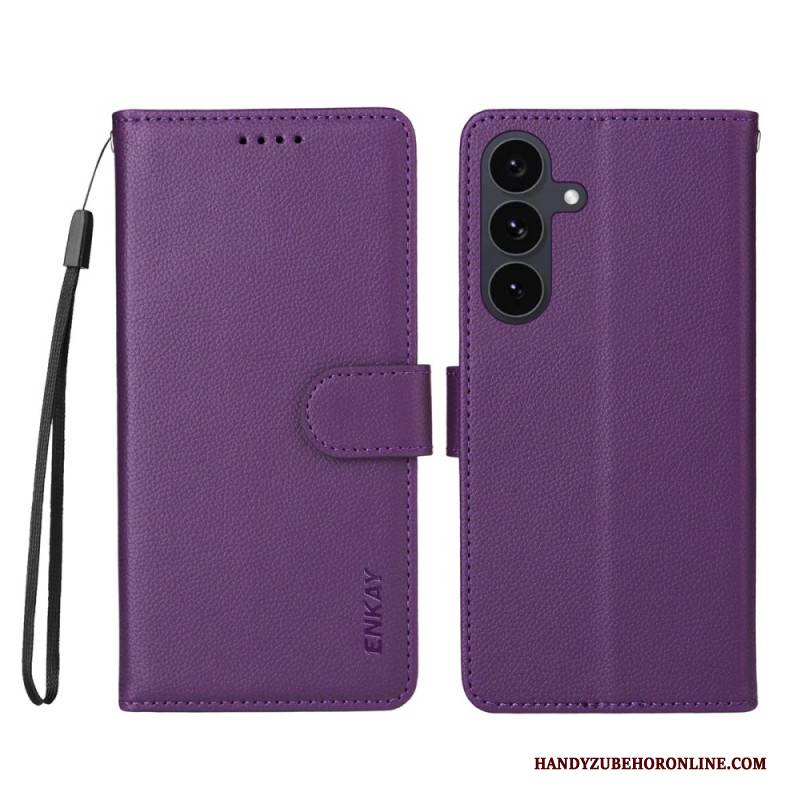 Lederhüllen Samsung Galaxy S25 Fe Handyhülle Enkay