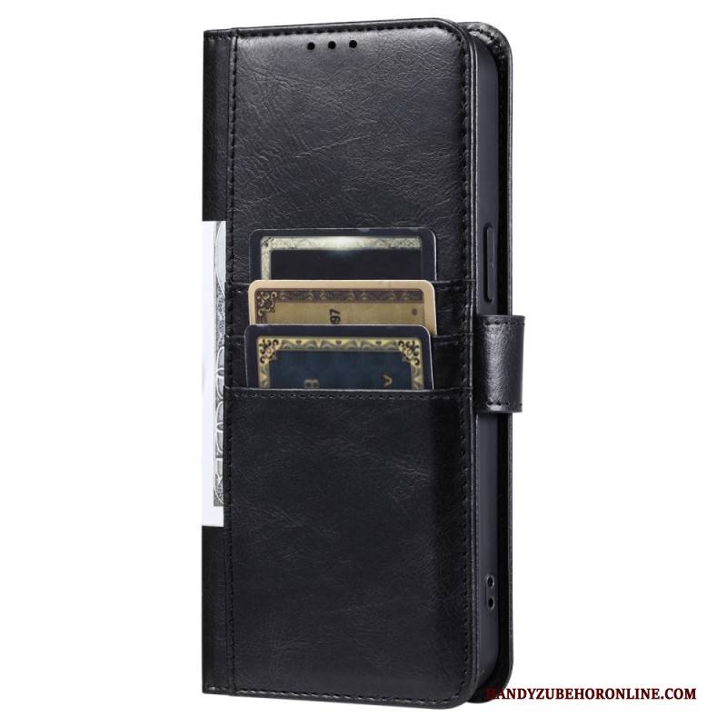 Lederhüllen Samsung Galaxy S25 Fe Kartenhalter Und Riemen