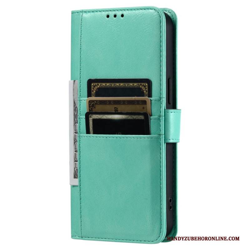 Lederhüllen Samsung Galaxy S25 Fe Kartenhalter Und Riemen