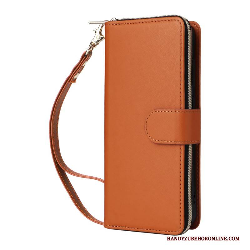 Lederhüllen Samsung Galaxy S25 Fe Kunstleder Mit Riemen