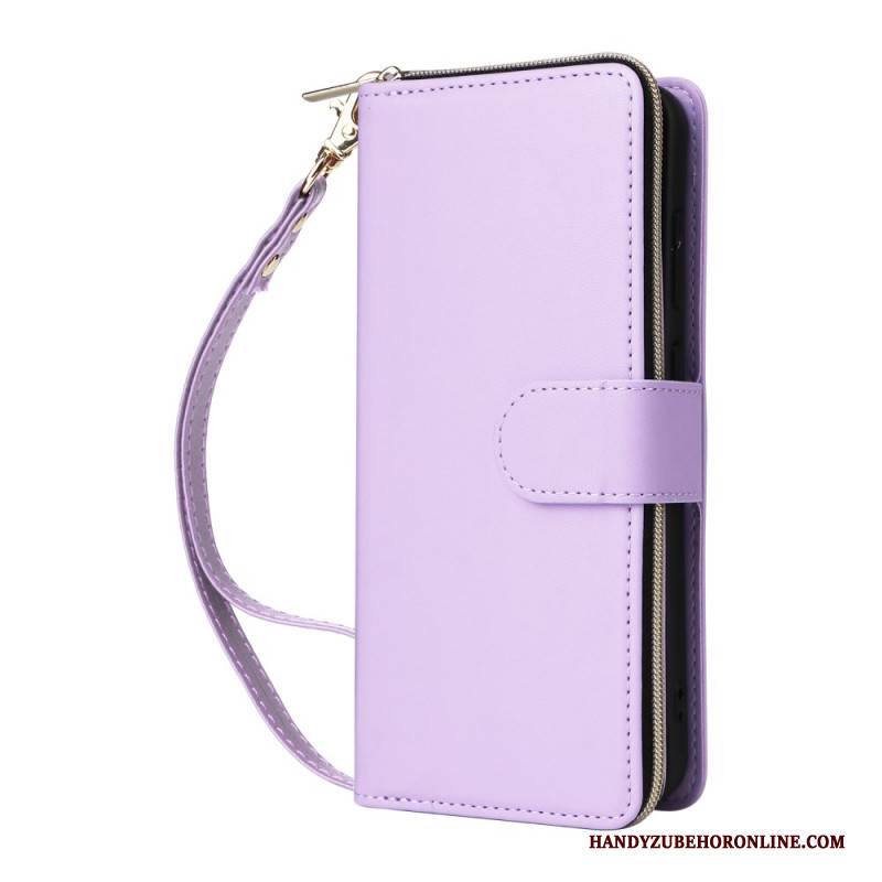 Lederhüllen Samsung Galaxy S25 Fe Kunstleder Mit Riemen