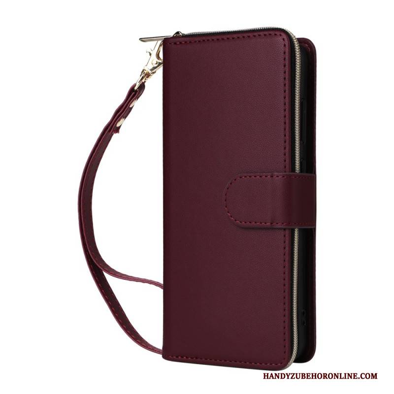 Lederhüllen Samsung Galaxy S25 Fe Kunstleder Mit Riemen