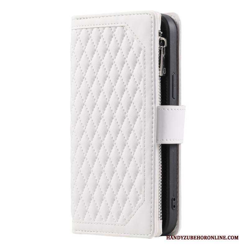 Lederhüllen Samsung Galaxy S25 Plus 5g Gesteppte Geldbörse