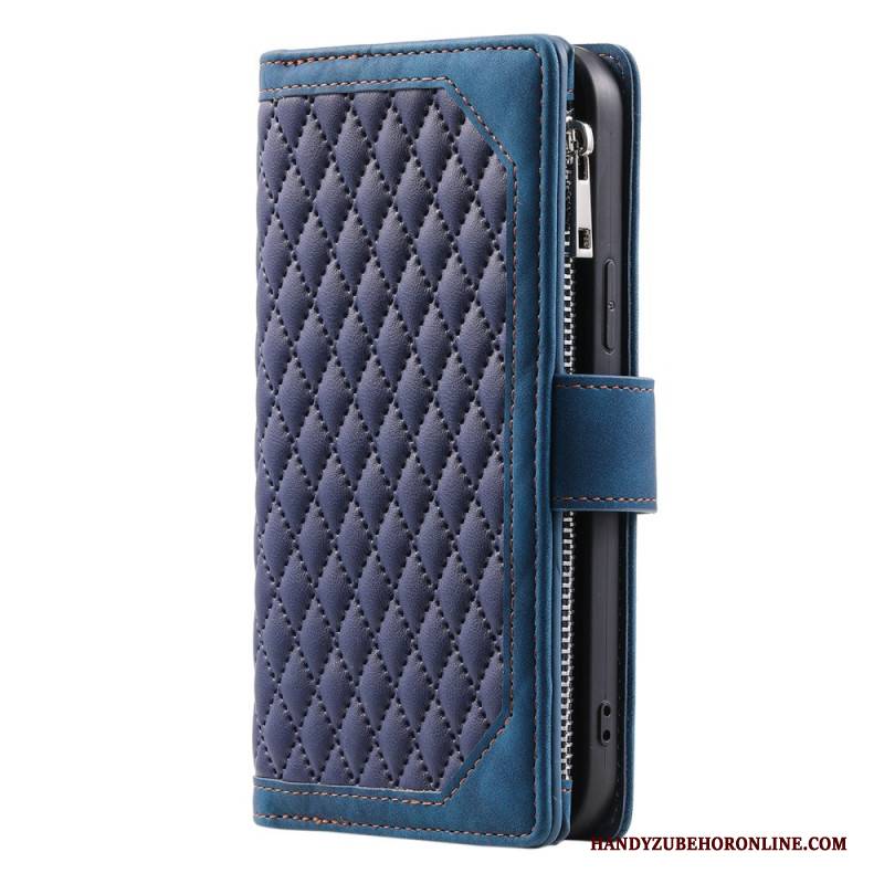 Lederhüllen Samsung Galaxy S25 Plus 5g Gesteppte Geldbörse