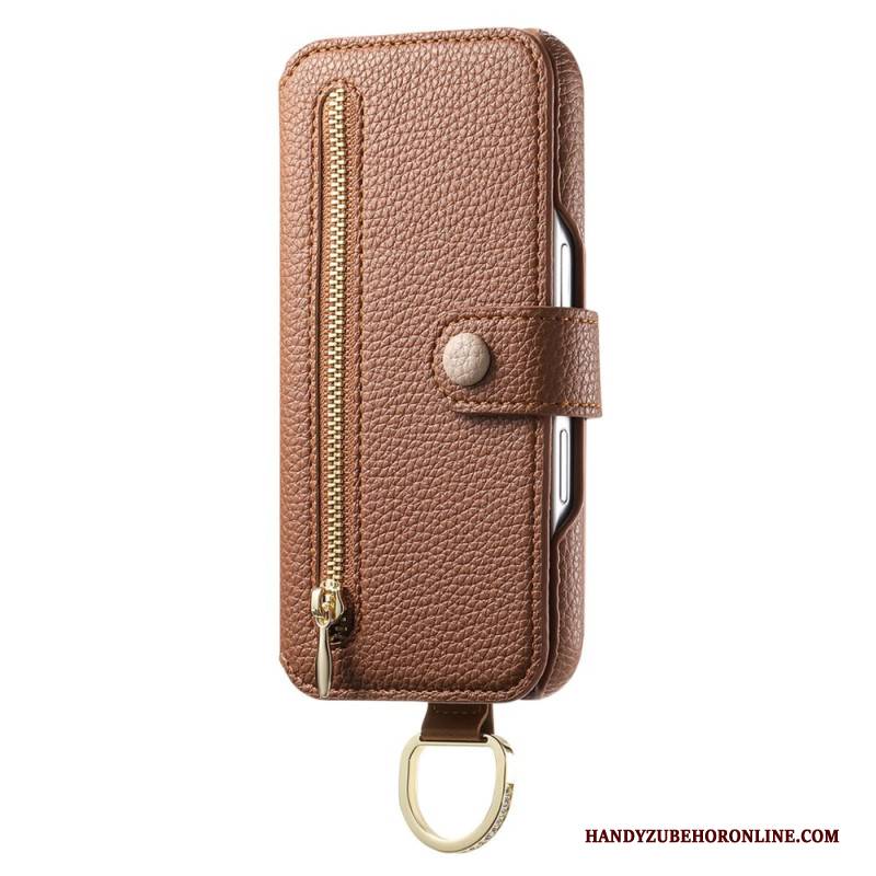 Lederhüllen Samsung Galaxy S25 Plus 5g Handyhülle Geldbörse Mit Reißverschluss