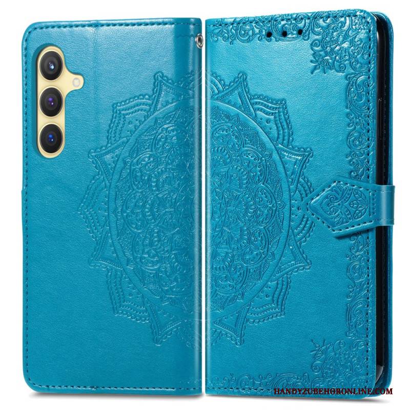 Lederhüllen Samsung Galaxy S25 Plus 5g Handyhülle Mandala-barock