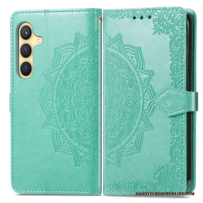 Lederhüllen Samsung Galaxy S25 Plus 5g Handyhülle Mandala-barock