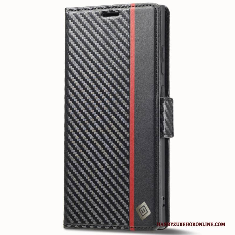 Lederhüllen Samsung Galaxy S25 Ultra 5g Handyhülle Carbonfaser Lc.imeeke