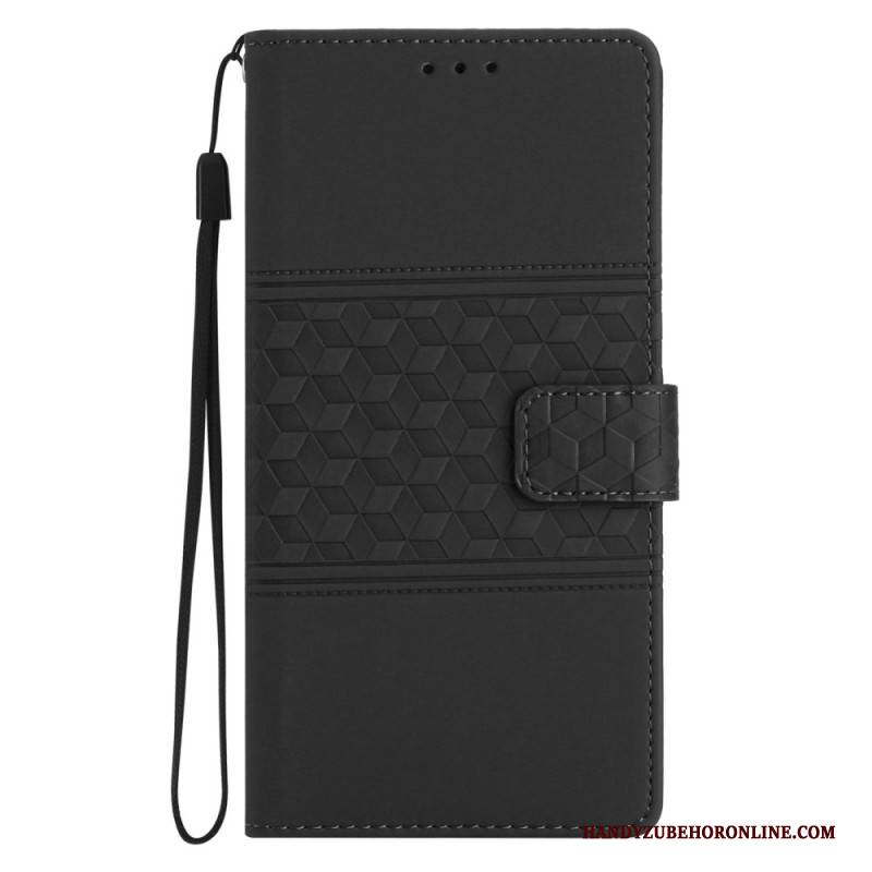 Lederhüllen Samsung Galaxy S25 Ultra 5g Handyhülle Dekorativer Fries