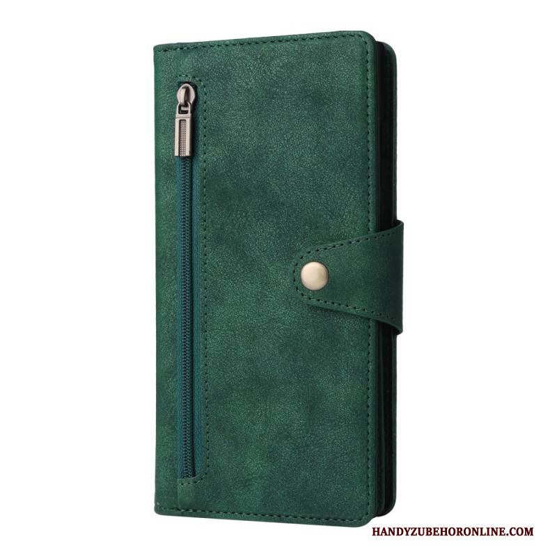 Lederhüllen Samsung Galaxy S25 Ultra 5g Handyhülle Geldbörse In Wildlederoptik Mit Riemen