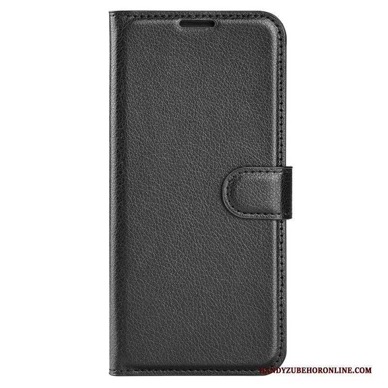 Lederhüllen Samsung Galaxy S25 Ultra 5g Klassisches Litschi-kunstleder