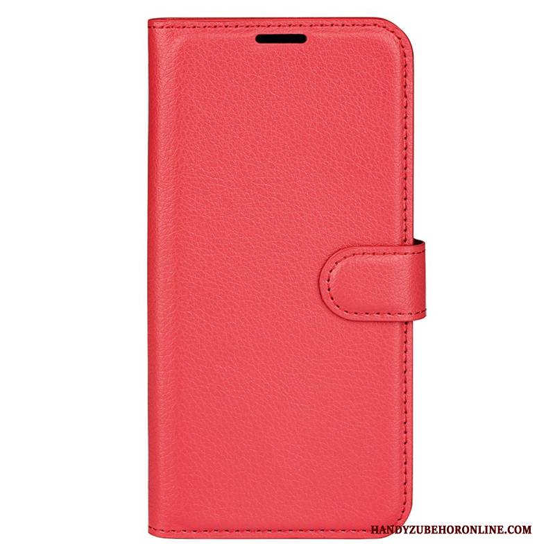 Lederhüllen Samsung Galaxy S25 Ultra 5g Klassisches Litschi-kunstleder