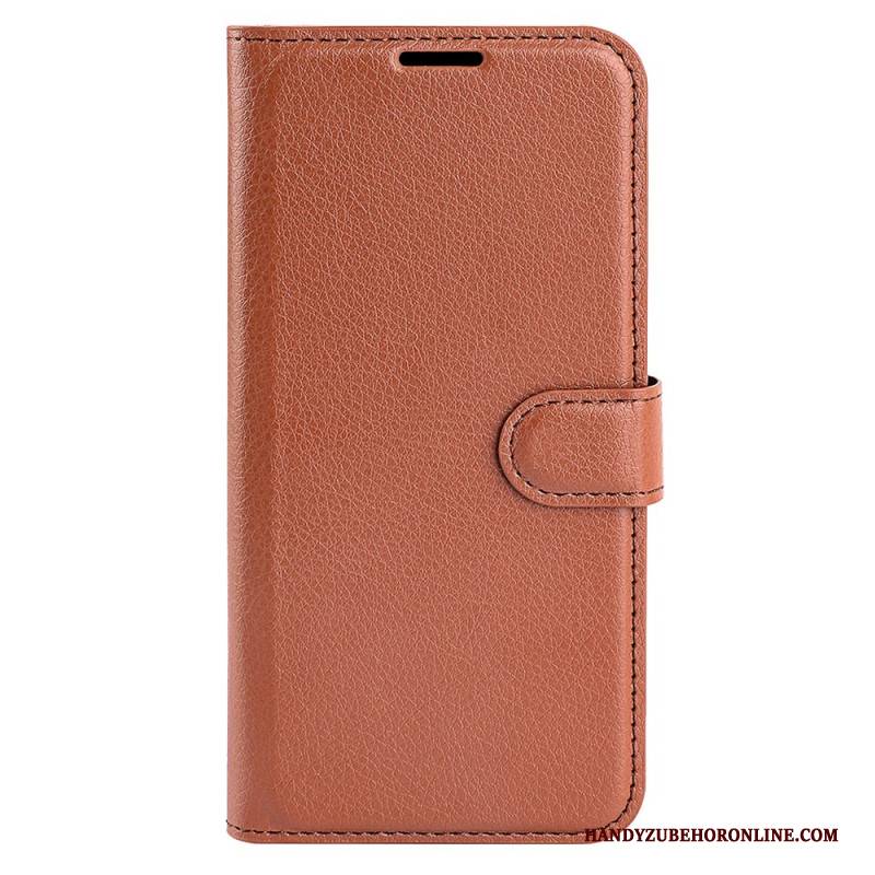 Lederhüllen Samsung Galaxy S25 Ultra 5g Klassisches Litschi-kunstleder