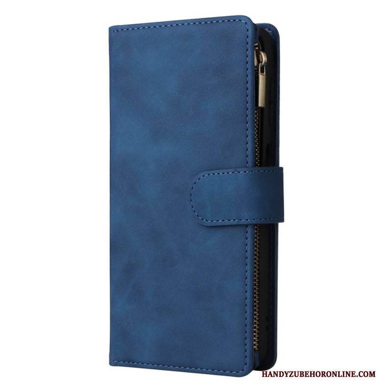 Lederhüllen Samsung Galaxy S26 Geldbörse Mit Reißverschluss In Wildlederoptik