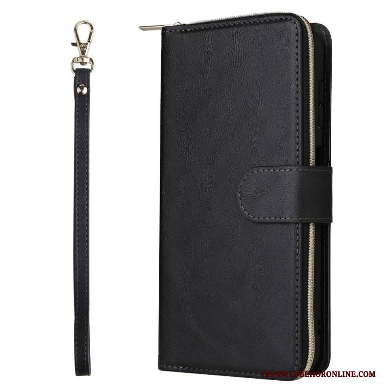 Lederhüllen Samsung Galaxy S26 Geldbörse Mit Reißverschlusstasche