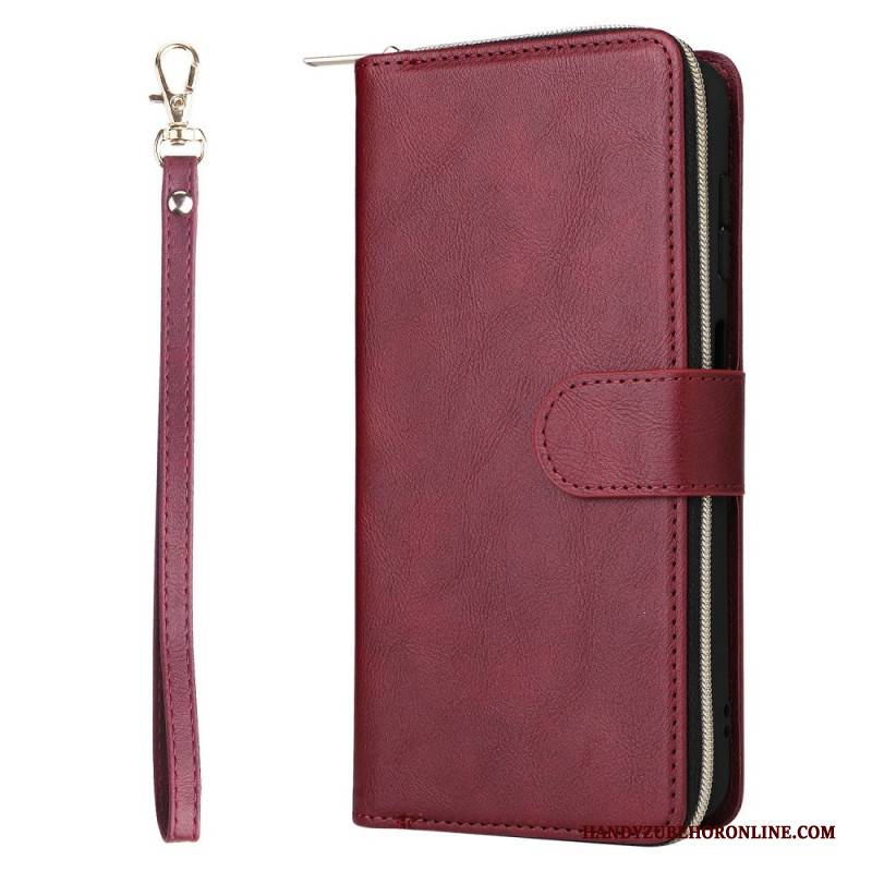 Lederhüllen Samsung Galaxy S26 Geldbörse Mit Reißverschlusstasche