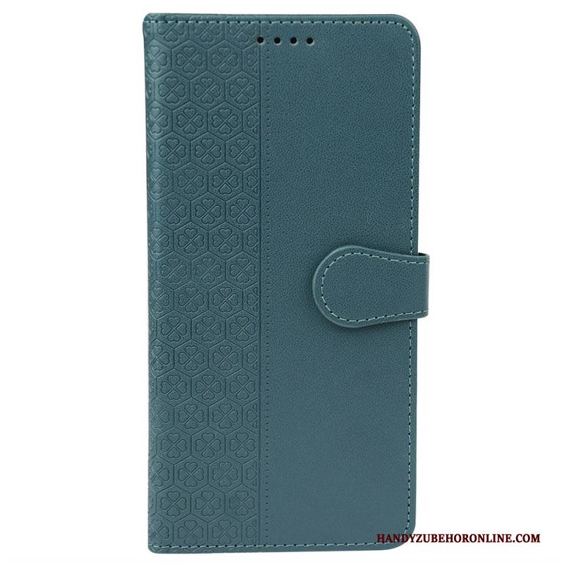 Lederhüllen Samsung Galaxy S26 Handyhülle Vierblättriges Kleeblatt