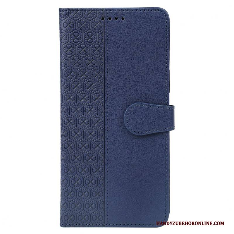 Lederhüllen Samsung Galaxy S26 Handyhülle Vierblättriges Kleeblatt