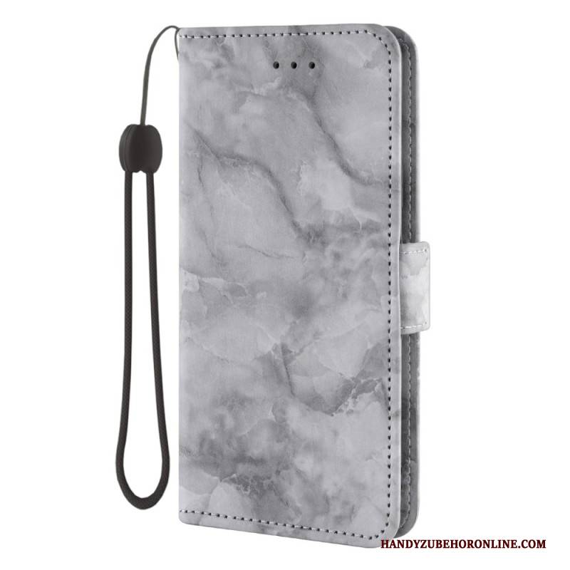 Lederhüllen Samsung Galaxy S26 Marmormuster Und Doppelverschluss