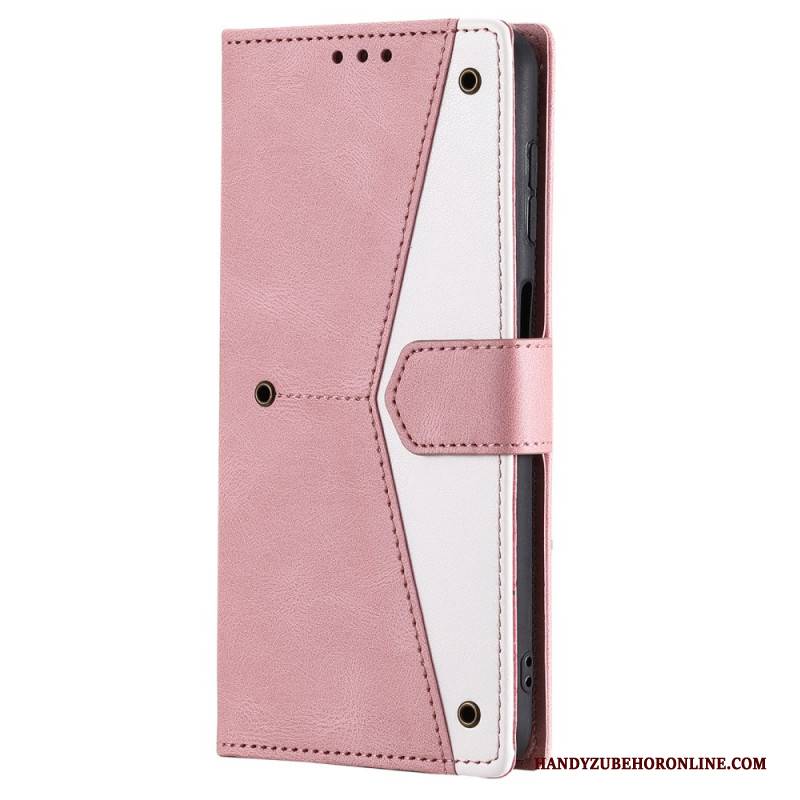 Lederhüllen Samsung Galaxy S26 Plus Zweifarbiges Kunstleder