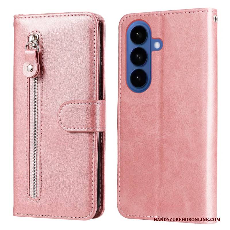 Lederhüllen Samsung Galaxy S26 Reißverschlussfach