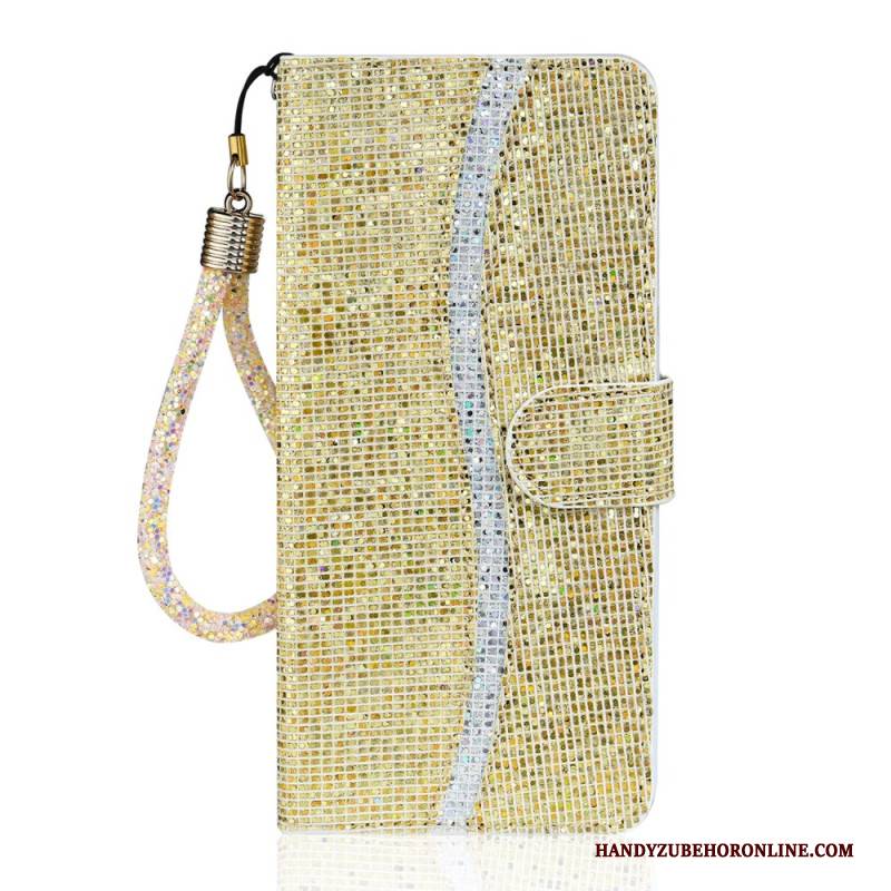 Lederhüllen Samsung Galaxy S26 S-förmiges Design Mit Pailletten