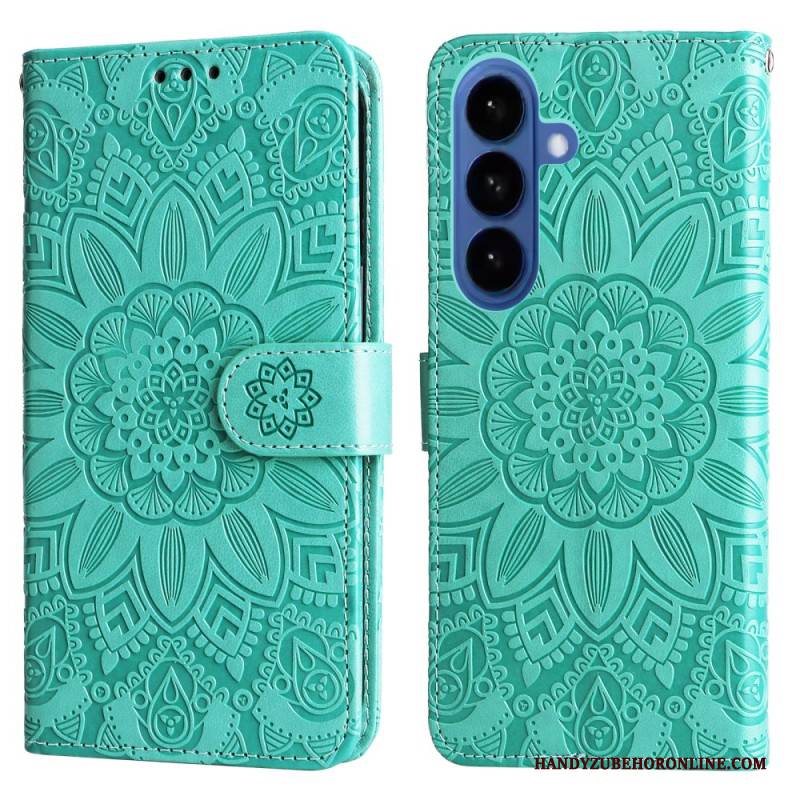 Lederhüllen Samsung Galaxy S26 Sonnenblumenmuster