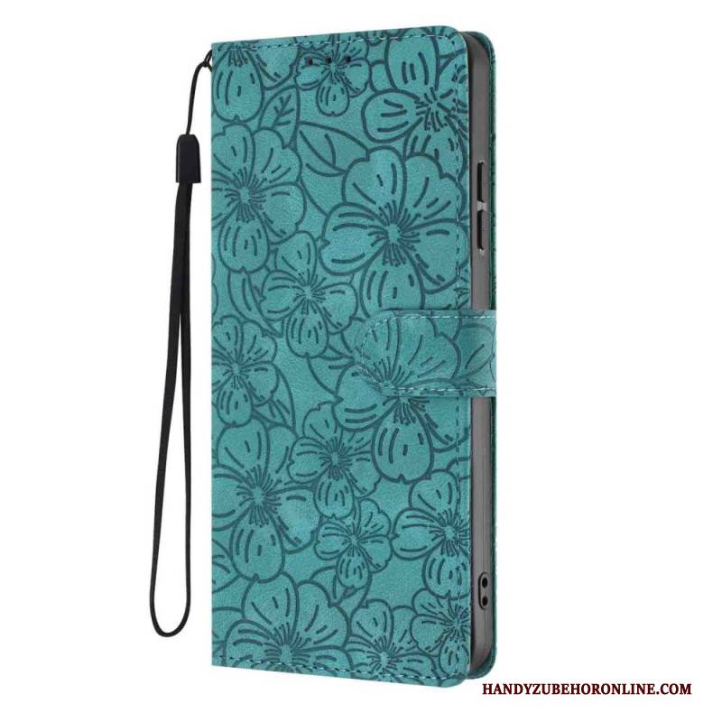 Lederhüllen Samsung Galaxy S26 Ultra Handyhülle Kirschblüten