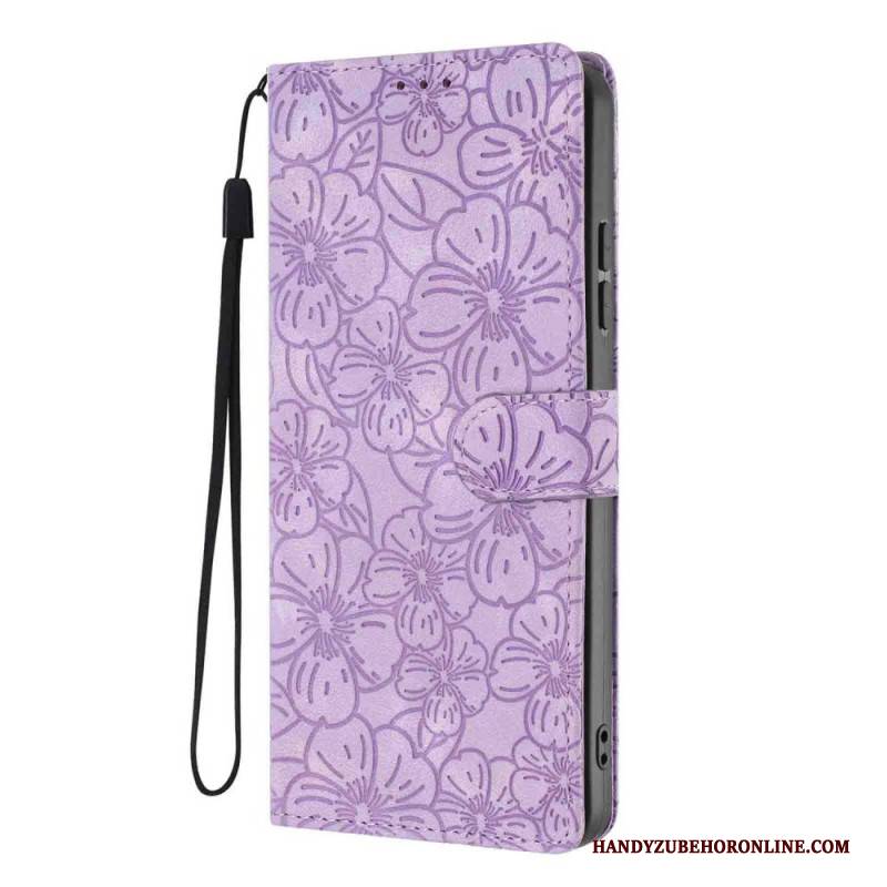Lederhüllen Samsung Galaxy S26 Ultra Handyhülle Kirschblüten