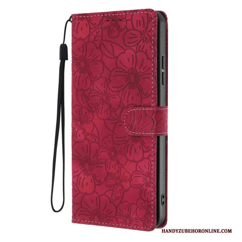 Lederhüllen Samsung Galaxy S26 Ultra Handyhülle Kirschblüten