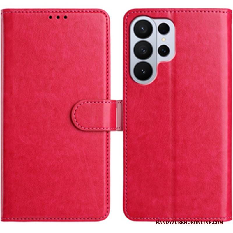 Lederhüllen Samsung Galaxy S26 Ultra Handyhülle Kunstleder Mit 8 Kartenfächern