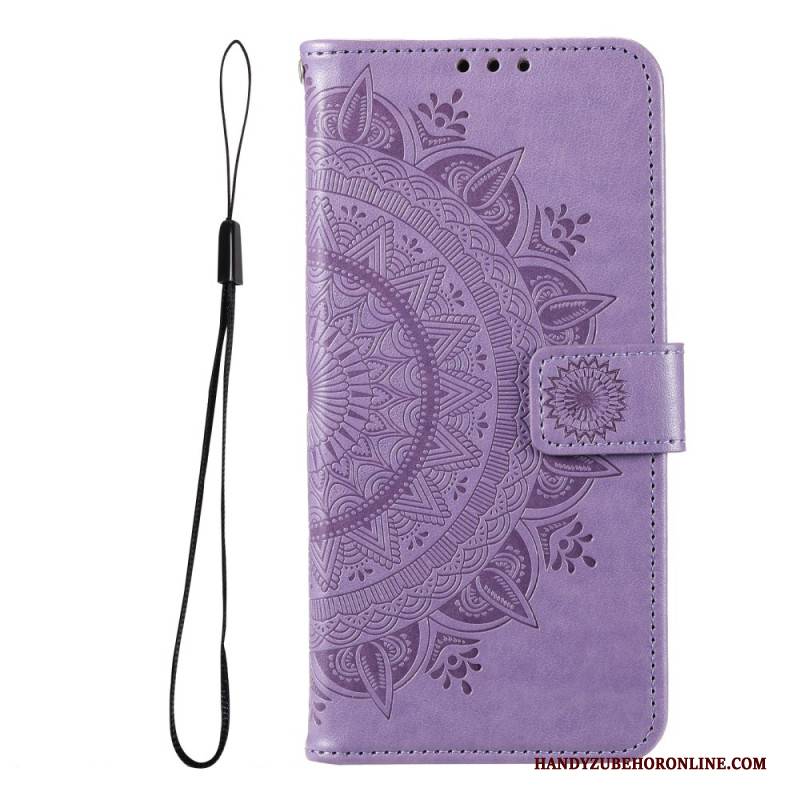 Lederhüllen Samsung Galaxy S26 Ultra Handyhülle Sonnenmandala