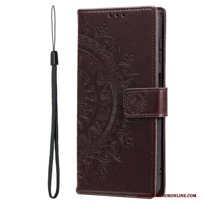 Lederhüllen Samsung Galaxy S26 Ultra Handyhülle Sonnenmandala