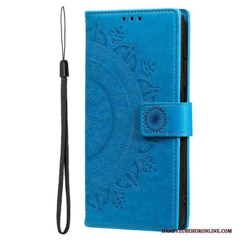 Lederhüllen Samsung Galaxy S26 Ultra Handyhülle Sonnenmandala