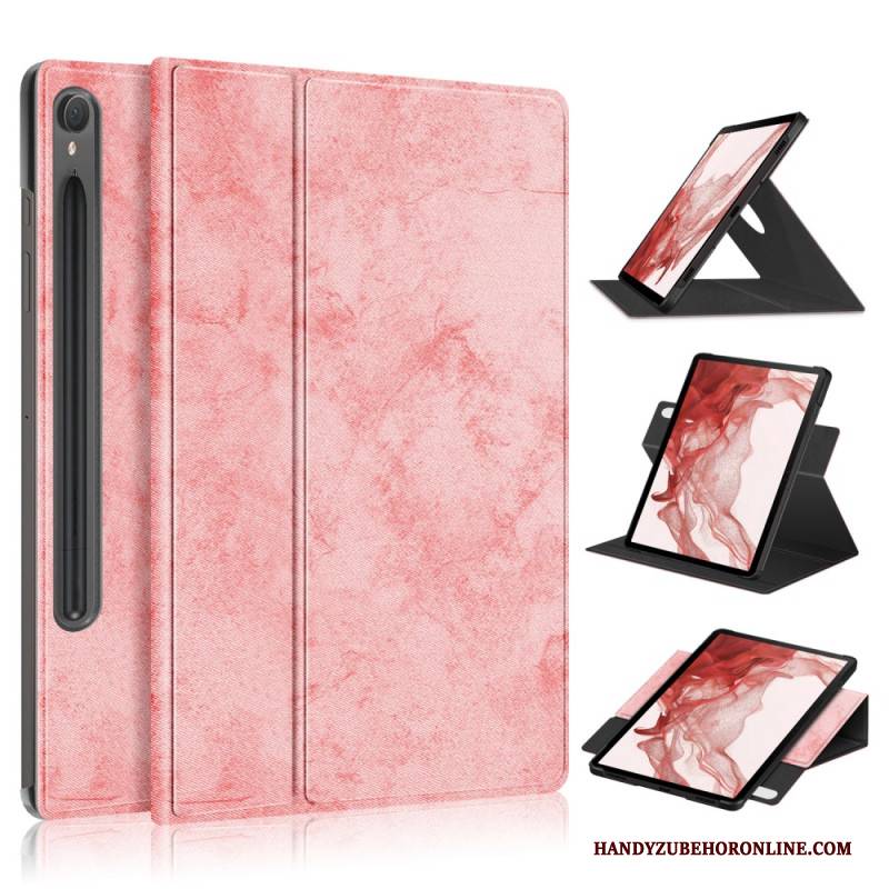 Lederhüllen Samsung Galaxy Tab S10 Fe Handyhülle Drehbar