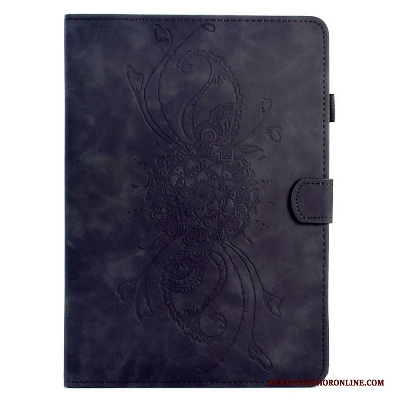 Lederhüllen Samsung Galaxy Tab S11 Handyhülle Mandala In Wildlederoptik