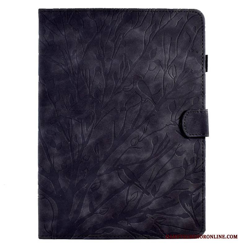 Lederhüllen Samsung Galaxy Tab S11 Handyhülle Wildleder-zweigeffekt