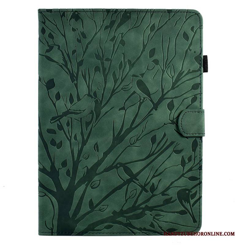 Lederhüllen Samsung Galaxy Tab S11 Handyhülle Wildleder-zweigeffekt