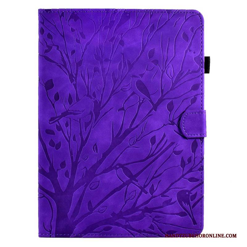 Lederhüllen Samsung Galaxy Tab S11 Handyhülle Wildleder-zweigeffekt