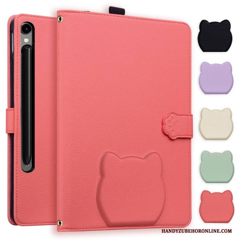 Lederhüllen Samsung Galaxy Tab S11 Ultra Handyhülle Katze