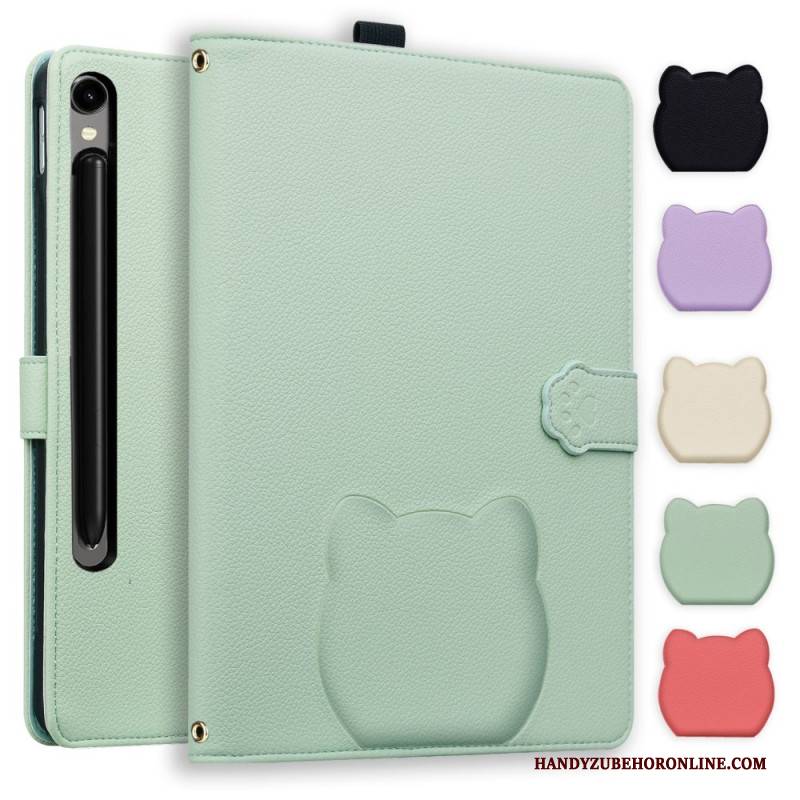 Lederhüllen Samsung Galaxy Tab S11 Ultra Handyhülle Katze