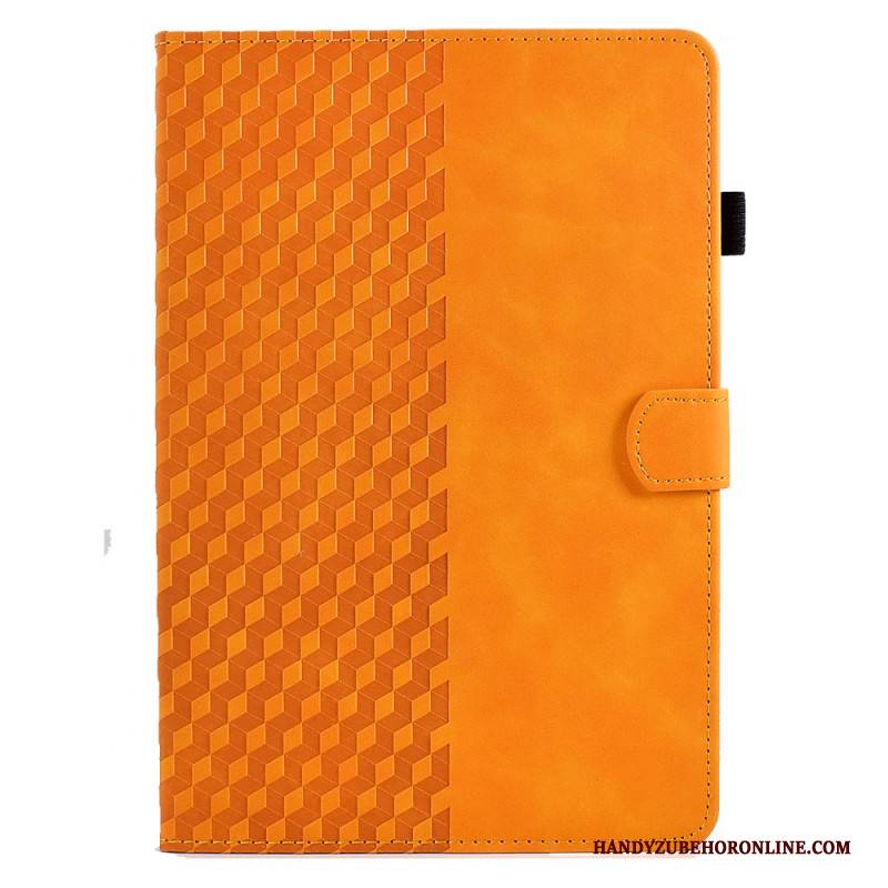 Lederhüllen Samsung Galaxy Tab S11 Wildleder-rahmeneffekt