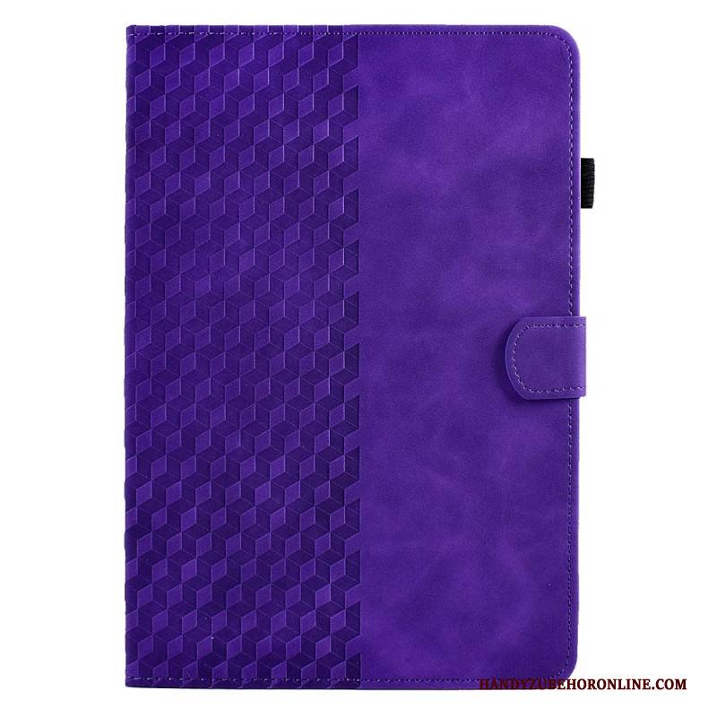 Lederhüllen Samsung Galaxy Tab S11 Wildleder-rahmeneffekt