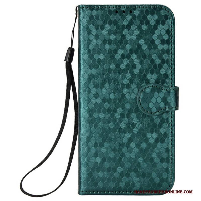 Lederhüllen Sony Xperia 1 Vii Handyhülle Glänzende Punkte